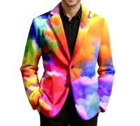 Veste De Costume Homme Veste Costume Homme Brillante Japonaise Blazer Croisé Bleu Chine Fluo Victorienne Noir Blazers Velours Déguisement Mexicain Disco Luxe Costumes Et Vestes Violette 5XL Paillette