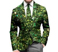 Veste de costume pour homme avec impression sportive Coupe droite Blazer Veste de loisirs Coupe droite Veste classique Smoking Costume d'Halloween blazer homme