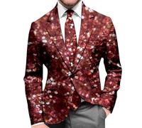 Veste de costume pour homme avec impression sportive Coupe droite Blazer Veste de loisirs Coupe droite Veste classique Smoking Costume d'Halloween blazer homme