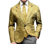 Veste de Costume pour Homme avec Impression Sportive Coupe Droite Blazer Veste de Loisirs Coupe Droite Veste Classique Smoking Costume d'halloween Blazer Homme