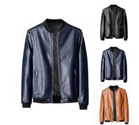 Veste de course pour homme - Bomber en polyuréthane - Veste d'aventure et de tourisme - Vestes de moto toutes saisons - Manteau à bascule vintage - Manteau punk léger - Manteau de pluie imperméable