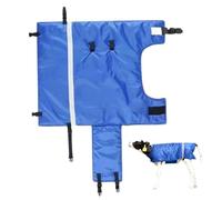 Veste de couverture, couverture de chèvre pour veau, épaisse, réglable, abri pour bétail, couvertures veau résistantes à l'humidité et au froid pour l'hiver, imperméable, réduit les maladies, couv