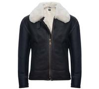Veste de Cuir Pour Homme en Peau de Mouton Retournée RAF B3 Pilot