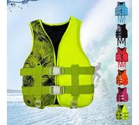 Veste de Flottaison pour Adulte Veste de Natation Ajustable avec Aide À la Flottabilité pour Kajak Pêche Surf Sports Nautiques Sécurité en Milieu Aquatique(F,XS)
