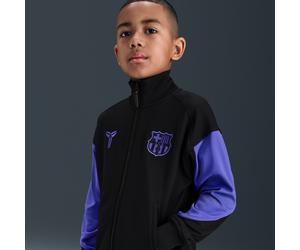 Veste de foot nationale Kobe Dri-FIT FC Barcelona Academy Pro Extérieur pour ado Noir/Persian Violet/Persian Violet M