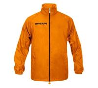 Veste de football - GIVOVA - Rain Basico - Imperméable - Respirante - Orange XXL