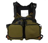 Veste de Kayak Adulte avec Plusieurs Poches, Veste de Kayak Réglable for la Pêche, la Navigation de Plaisance, la Natation, Le Surf, la Voile, Les Sports Nautiques(A)