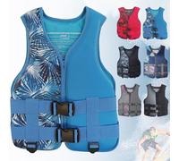 Veste de Kayak Ajustement Dynamique Organisation optimisée rivière avec Tissu Nylon pour Truite Rivière Cours d'eau Pêche à la Mouche Utilisation(Blue 2,S30-50KG)