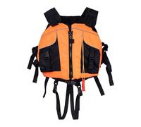 Veste de Kayak Ajustement ingénierie pêche Organisation optimisée rivière avec Tissu Nylon pour Truite Rivière Cours d'eau Pêche à la Mouche Utilisation(Orange,S)