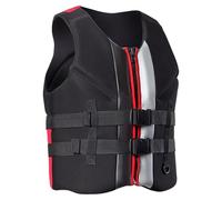 Veste de Kayak Ajustement ingénierie pêche Organisation optimisée rivière avec Tissu Nylon pour Truite Rivière Cours d'eau Pêche à la Mouche Utilisation(Black,S)