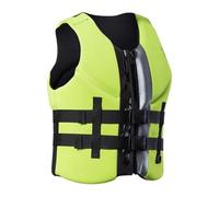 Veste de Kayak avec Fermeture Éclair et Ceinture Réglable, Veste de Kayak en Néoprène for Le Surf, la Plongée, la Longée en Apnée, Le Kayak et Les Sports Nautiques en Bateau(Green,4XL)