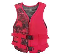 Veste de Kayak Confort Maintien Tout au Long journée Organisation optimisée rivière avec Tissu Nylon pour Truite Rivière Cours d'eau Pêche à la Mouche Utilisation(Red,L)