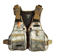 Veste de Kayak Réglable avec Bandes Réfléchissantes à Sifflet Zippé Multi-Poches, Veste de Kayak for la Pêche, Le Paddle, Les Activités de Sports Nautiques(H)