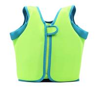 Veste de Kayak Unisexe Réglable Haute Flottabilité Portable Néoprène Mousse EPE Sangle Sécurité pour Enfants Piscine Plage Natation Âges 1-12 Ans(Green,4-6Years)
