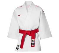 Veste de Kimono Karaté brodé Mizuno Kime Blanc 160 cm