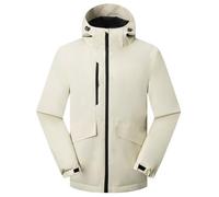 Veste de loisirs 2026 avec doublure en polaire pour le quotidien et les voyages d'aventure, Blanc., S