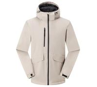 Veste de loisirs 2026 avec doublure en polaire pour le quotidien et les voyages d'aventure, gris, M