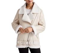 Veste de loisirs pour femme, en polaire douce, avec col rond, coupe étroite pour une liberté de mouvement optimale, fermeture éclair élastique comme compagnon polyvalent au quotidien dans un design