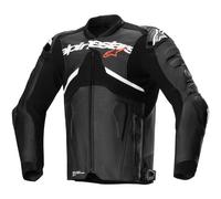 Veste De Moto Alpinestars En Cuir Atem V5 - Noir/Blanc 310652412