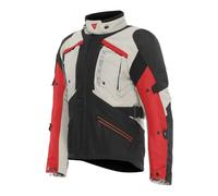 Dainese Gullfoss D-Dry, veste textile imperméable 60 Gris Clair/Noir/Rouge Gris Clair/Noir/Rouge