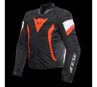 Veste de moto D-Synth 350 Homme Dainese AVRO 5 Black/Red-Fluo/White