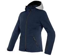 Veste de moto Dainese Mayfair Lady D-Dry - gris glacier/iris noir