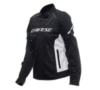 VESTE DE MOTO D'ÉTÉ EN TISSU DAINESE POUR FEMME AIR FRAME 3 TEX NOIR BLANC