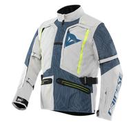 Dainese Sterrato Blouson textile de moto, Gris clair/bleu, Taille 44