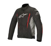 Veste de moto imperméable Alpinestars Gunner V2 - noir gris rouge