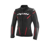 Ixon Striker 2 Air WP imperméable dames moto textile veste, noir-rouge, taille 3XL pour femmes