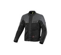 Macna Empire 2.0 Night Eye, veste textile imperméable XL Noir/Gris Foncé Noir/Gris Foncé