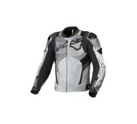 MACNA IGNITE Lederjacke grau-schwarz 48