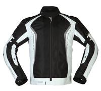 Veste De Moto Tex Modeka Khao Air Couleur: Noir/Gris Clair Taille: XXL