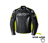 Veste de moto textile homme RST Tractech Evo 5 CE - noir/blanc/bla