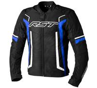 Veste de moto textile RST Pilot Evo pour homme - noir/bleu/blanc