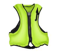 Veste de Natation Portable pour Adultes, Conception Gonflable avec Valve à 3 Souffles pour Planche à Pagaie Navigation Aventures Aquatiques(Green)