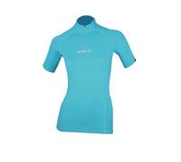 Veste de plongée rashguard Atoll femme - Beuchat - Lycra (UPF 50+) - Manches courtes - Bleu atoll L
