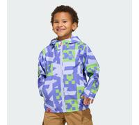 Veste de pluie adidas Minecraft Terrex 2 couches Climaproof Violet Tone / Semi Cobalt Blue / Semi Lucid Lime 9-10A