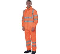 Asatex Veste de pluie de signalisation taille M orange 100 % PES PREVENT Quantité:1