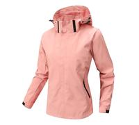 Veste de Pluie Femme Anti-Pluie Legere Coupe Vent Imperméable Zip Pliable Manteau Parka Beige Mi Saison Cape Trench Coat Ciré Grande Taille Raincoat Blouson Vêtements