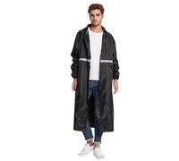 Veste de Pluie Hommes Manteau Imperméable avec Capuche, Veste de Pluie légère Homme imperméable Coupe-Vent Respirante extérieur randonnée Camping Trekking Sportif décontracté