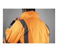 Veste de pluie HV impermeable CHROMA ORANGE MARINE - LMA LEBEURRE - 2297 3XL