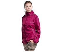 Veste de Pluie Légère Impermeable Femme Homme Avec Capuche Vêtements Respirante Extérieur Portable Imperméables SéChage Rapide Couleur Unie Veste Outdoor Randonnée Jacket (B0a2-Red-2, XS)