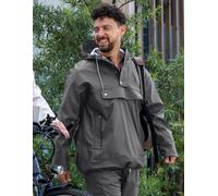 Veste de pluie Mirage Rainfall Closed Jacket - Taille M - en polyester doux au toucher - Gris anthracite
