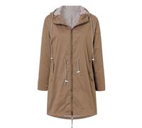 Veste de pluie pour femme - Imperméable et respirante - Veste softshell élégante - Couleur unie - Veste d'été légère - Grandes tailles - Longue veste demi-saison avec capuche doublée - Veste