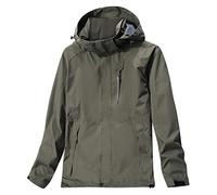 Veste de pluie pour homme - Veste softshell imperméable et respirante - Veste de randonnée - Veste d'extérieur légère pour homme - 4XL - Veste tactique militaire J, B Army Green, XXL