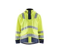 Veste de pluie retardant flamme Jaune-Fluo/Marine 43132022 - Taille au choix