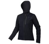 Veste de pluie vélo femme avec capuche Hummvee noir