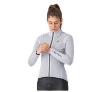 Veste Castelli Squall Shell gris clair blanc femme - S