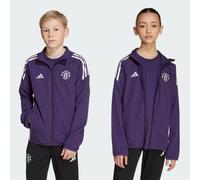 Veste de présentation Manchester United Tiro 25 Competition Enfants Aurora Plum / White / Black 11-12A